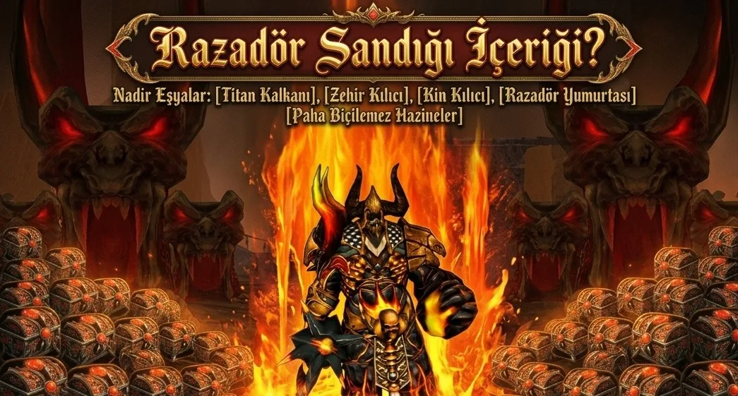 Metin2 Razadör'ün Sandığı İçeriği ve Eşya Listesi